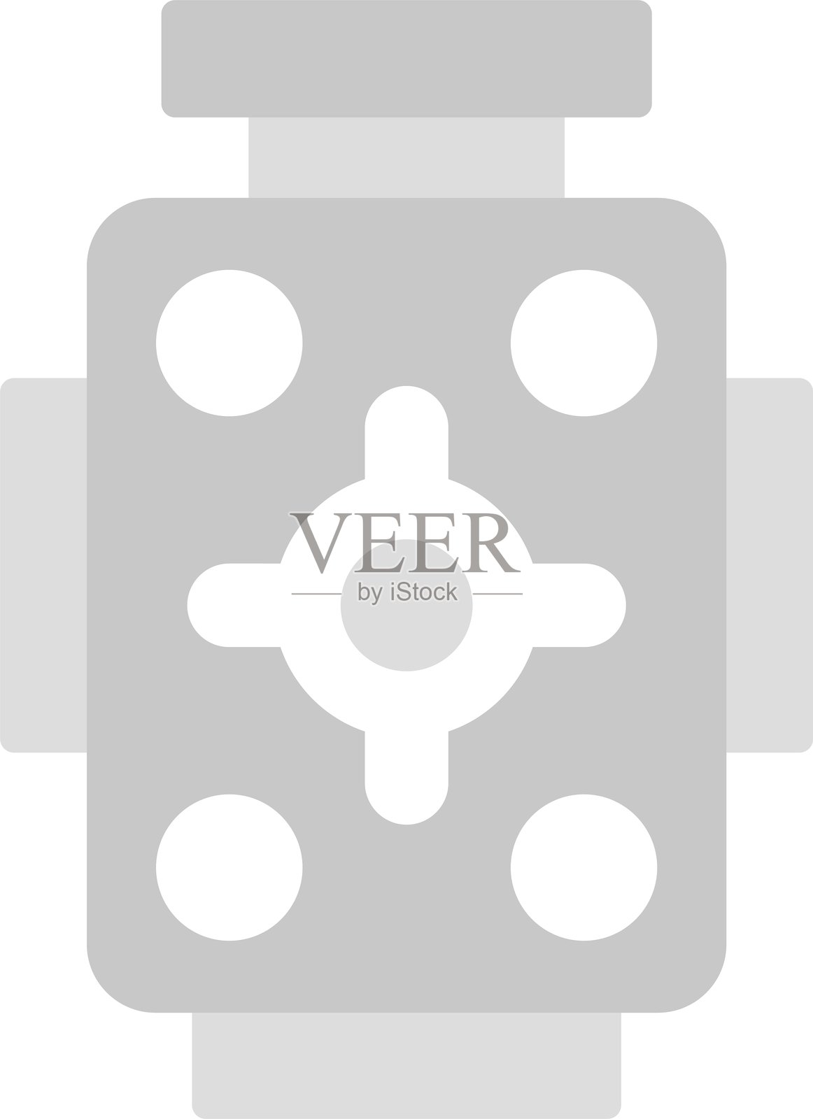 便携式扬声器新图标设计创意插画图片素材