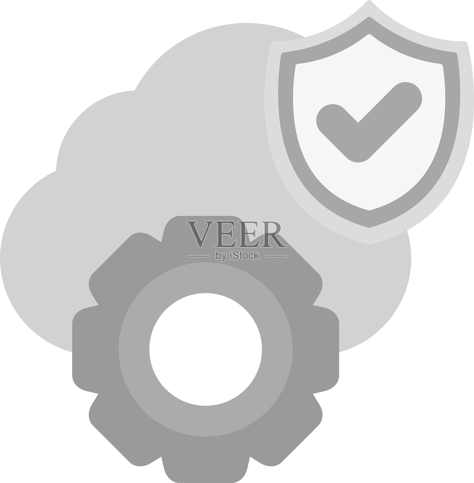 云计算新图标设计创意插画图片素材