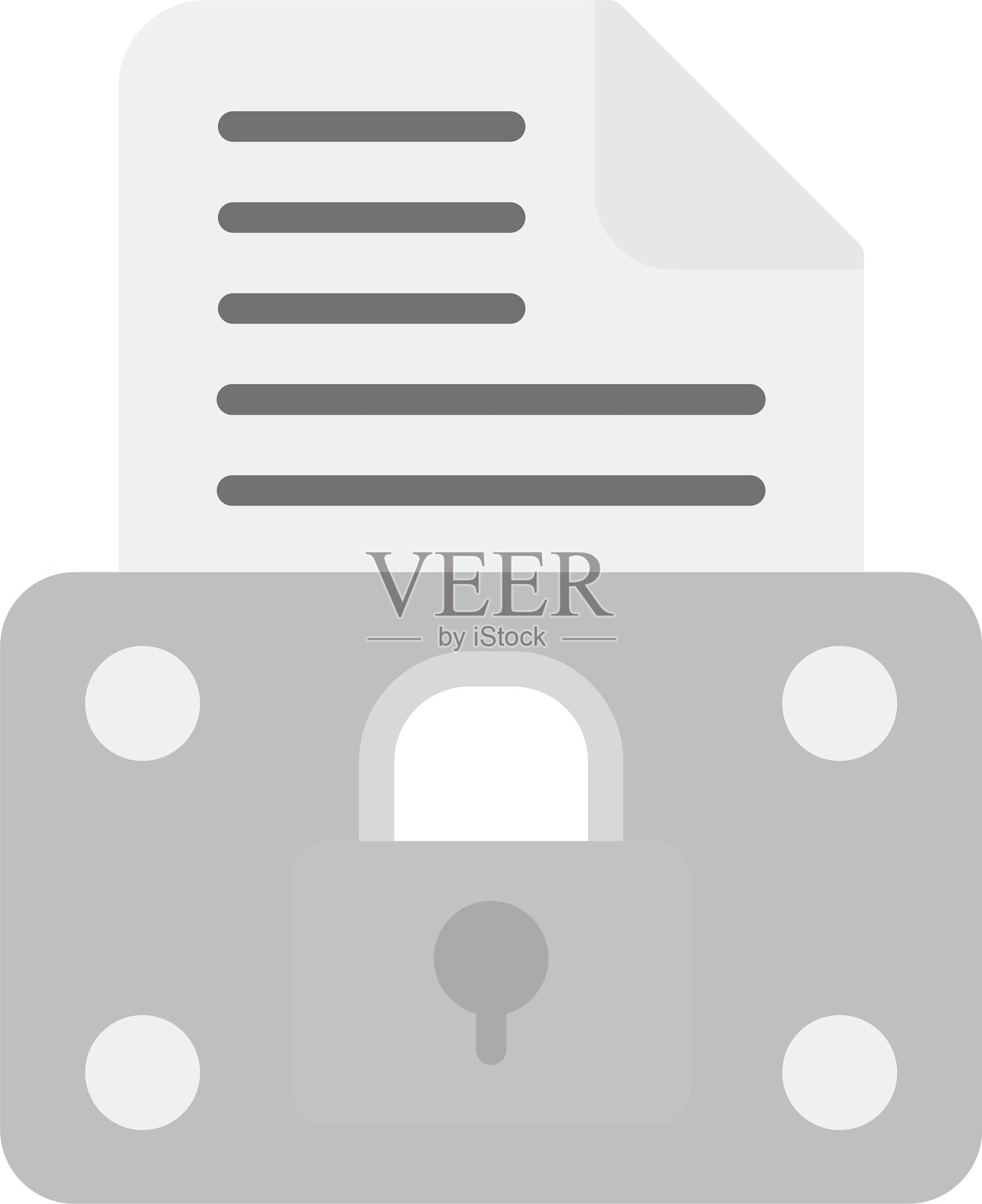 机密新图标设计创意插画图片素材