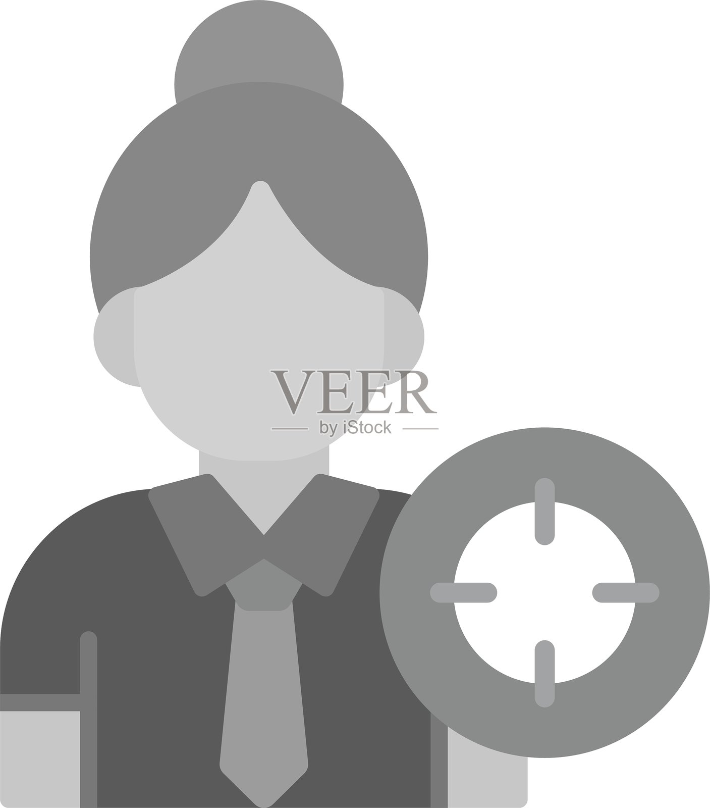 目标思考新图标设计创意插画图片素材