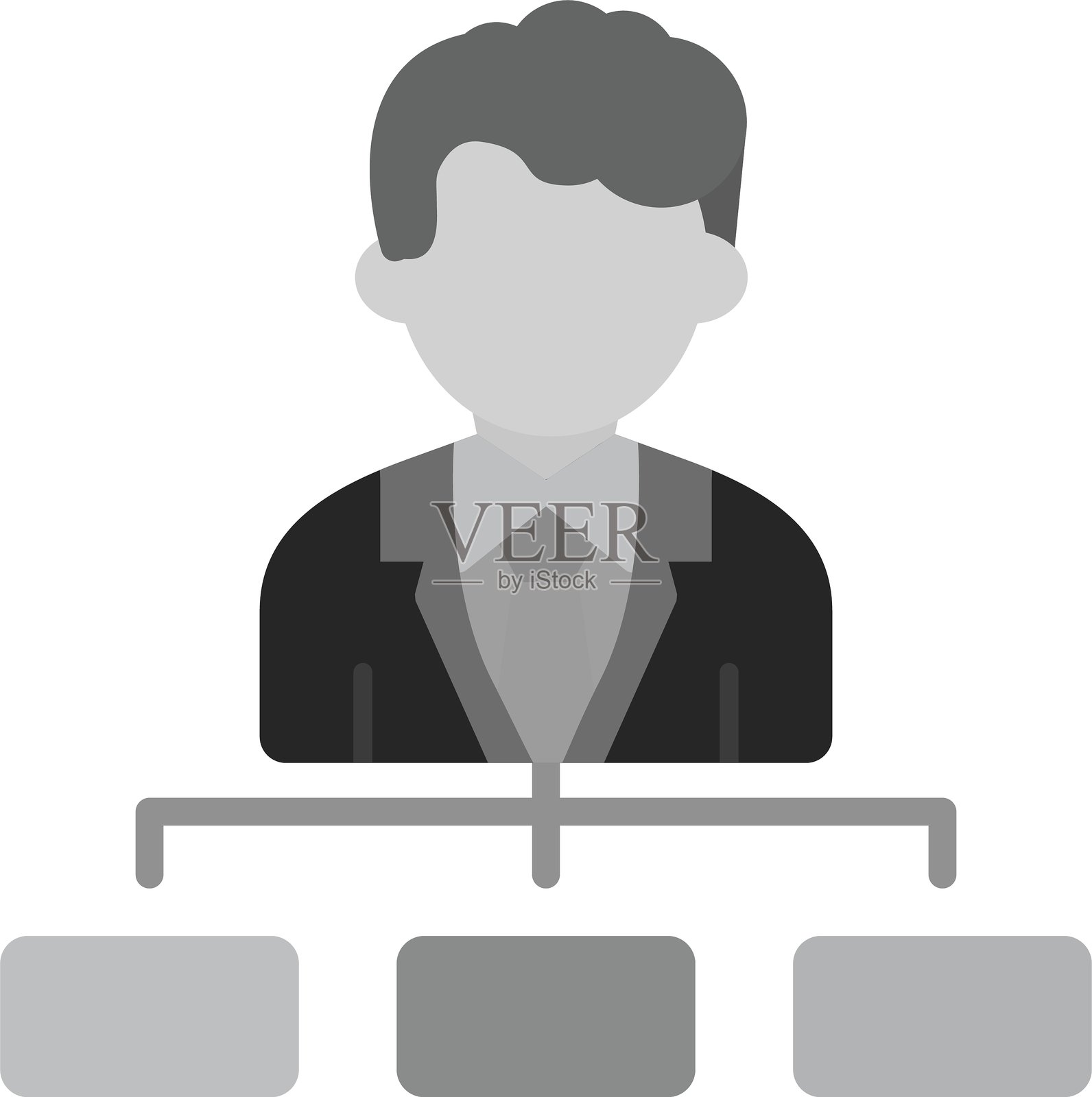 组织新图标设计创意插画图片素材