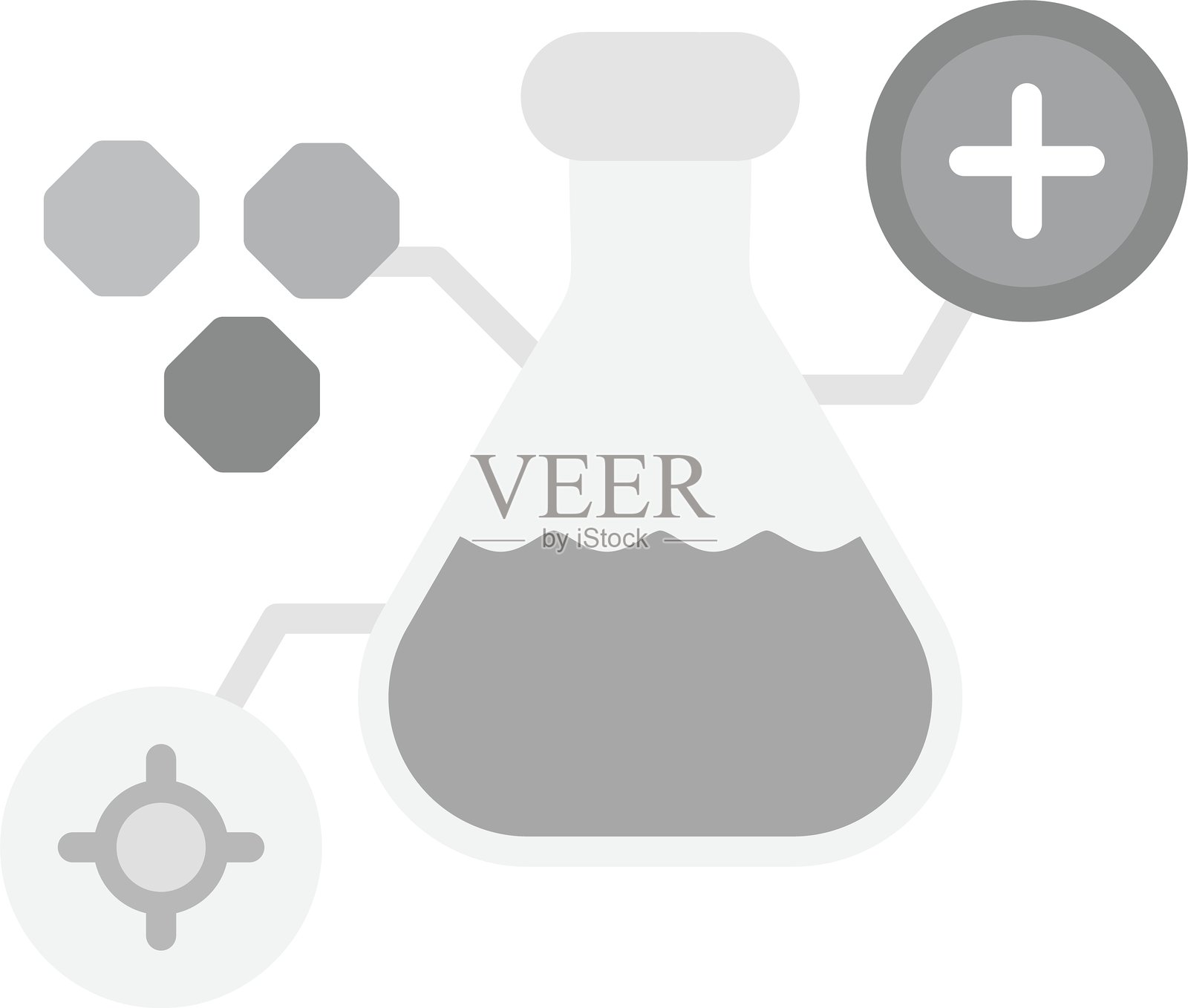 抗生素新图标设计创意插画图片素材