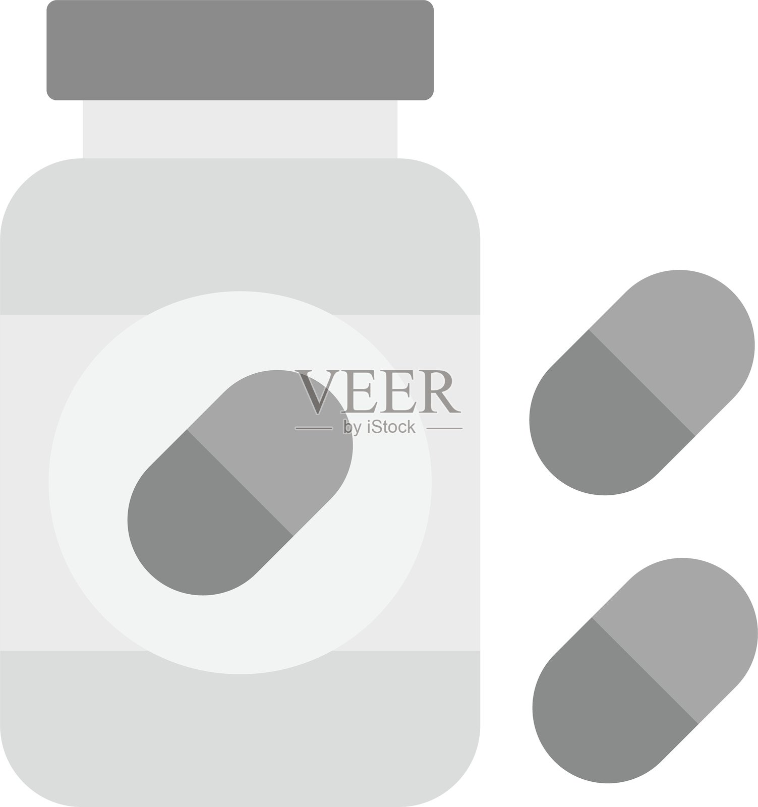 药丸新图标设计创意插画图片素材