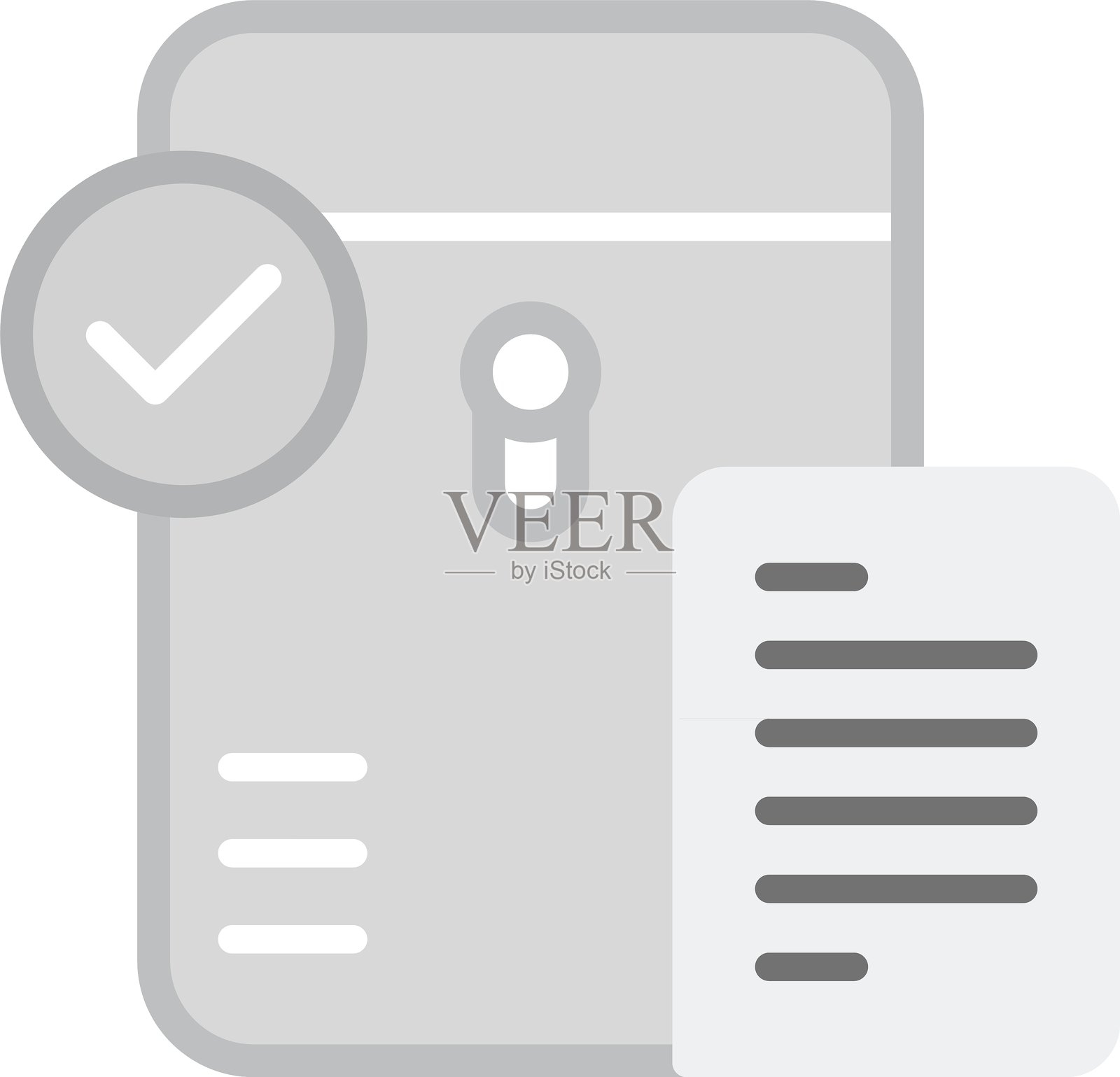 打开文件夹新图标设计创意插画图片素材