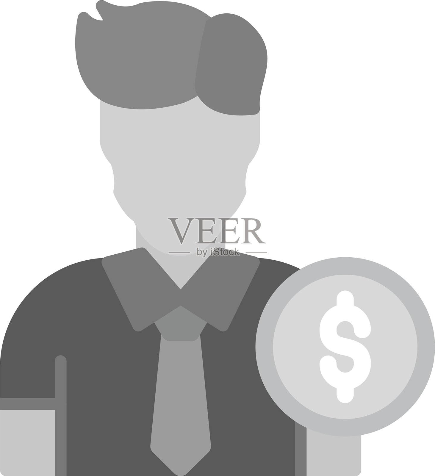 商业策略新图标设计创意插画图片素材