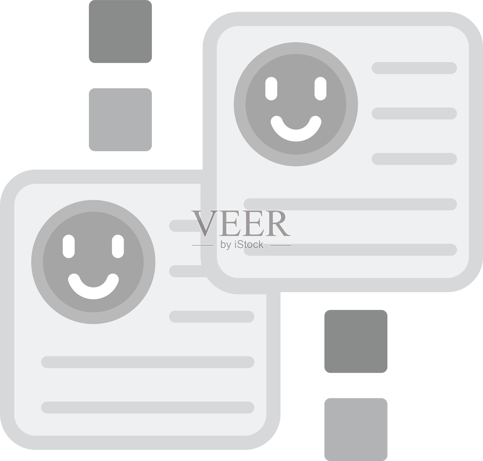 Chat New Icon Design Creative插画图片素材