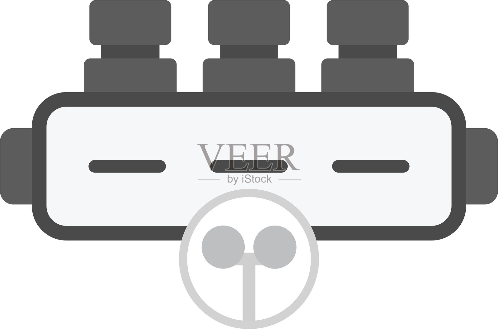 接线端子新图标设计创意插画图片素材