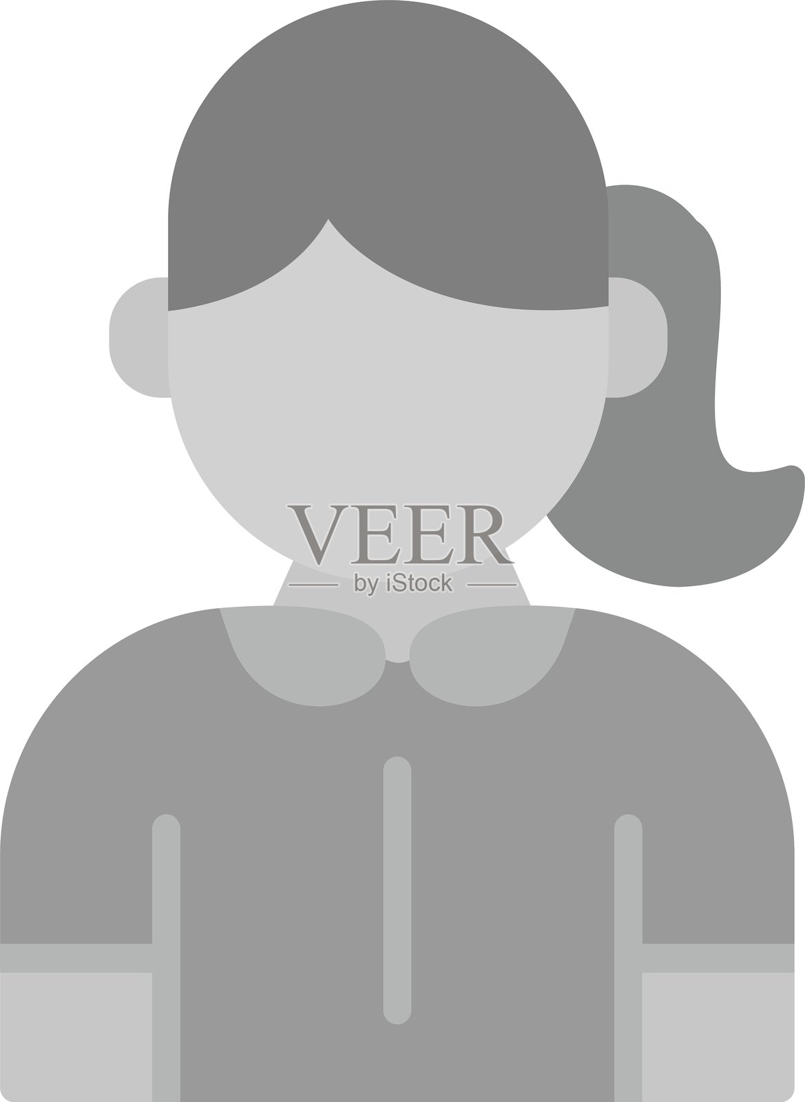 年轻女性新图标设计创意插画图片素材