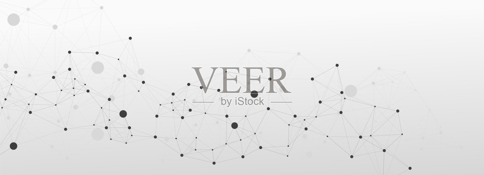 数字网络连接 抽象科技背景设计插画图片素材