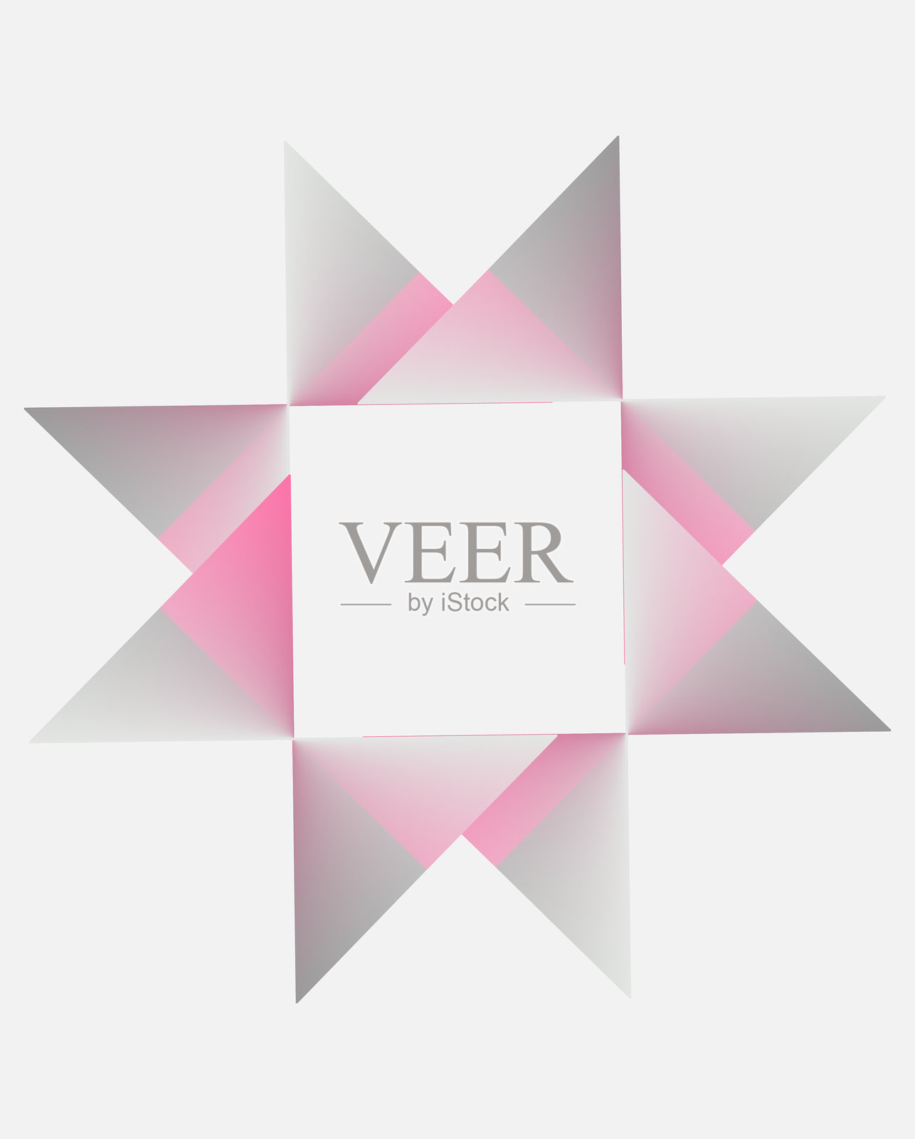 三角形渐变几何标志边框图案插画图片素材