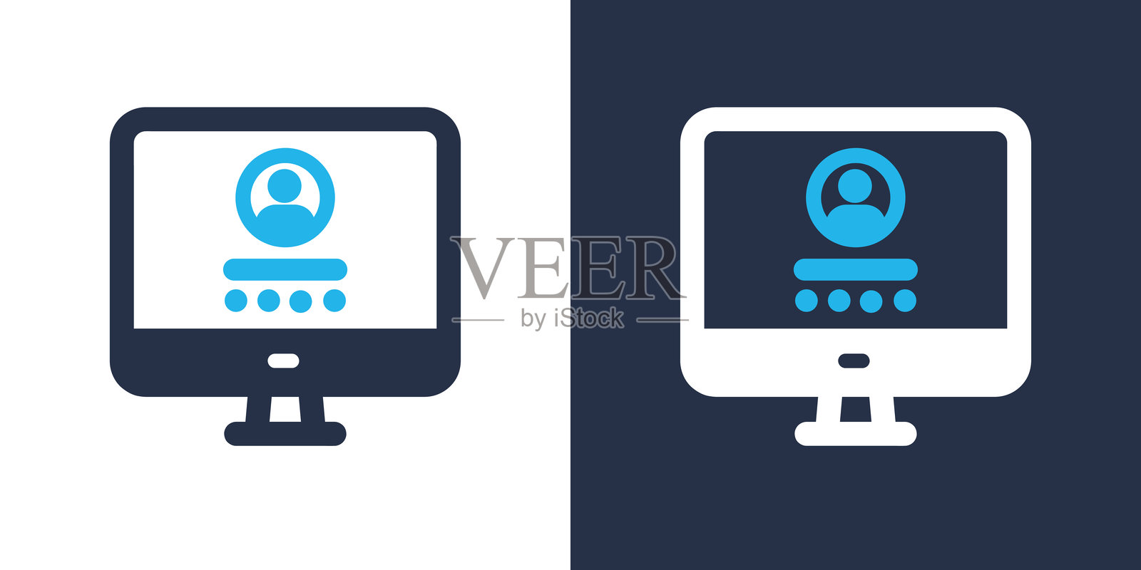 用户账户图标，实心图标，可在任何地方使用，风格简约、像素完美且现代。插画图片素材