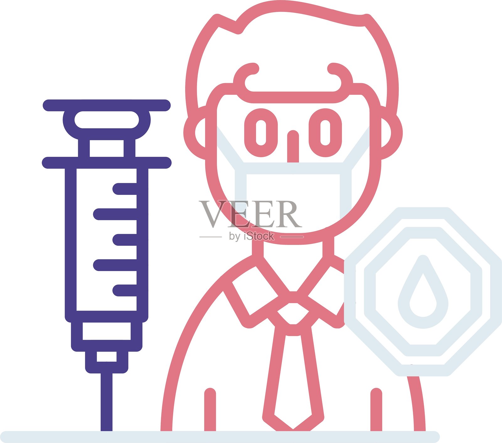 实验图标矢量元素插画图片素材