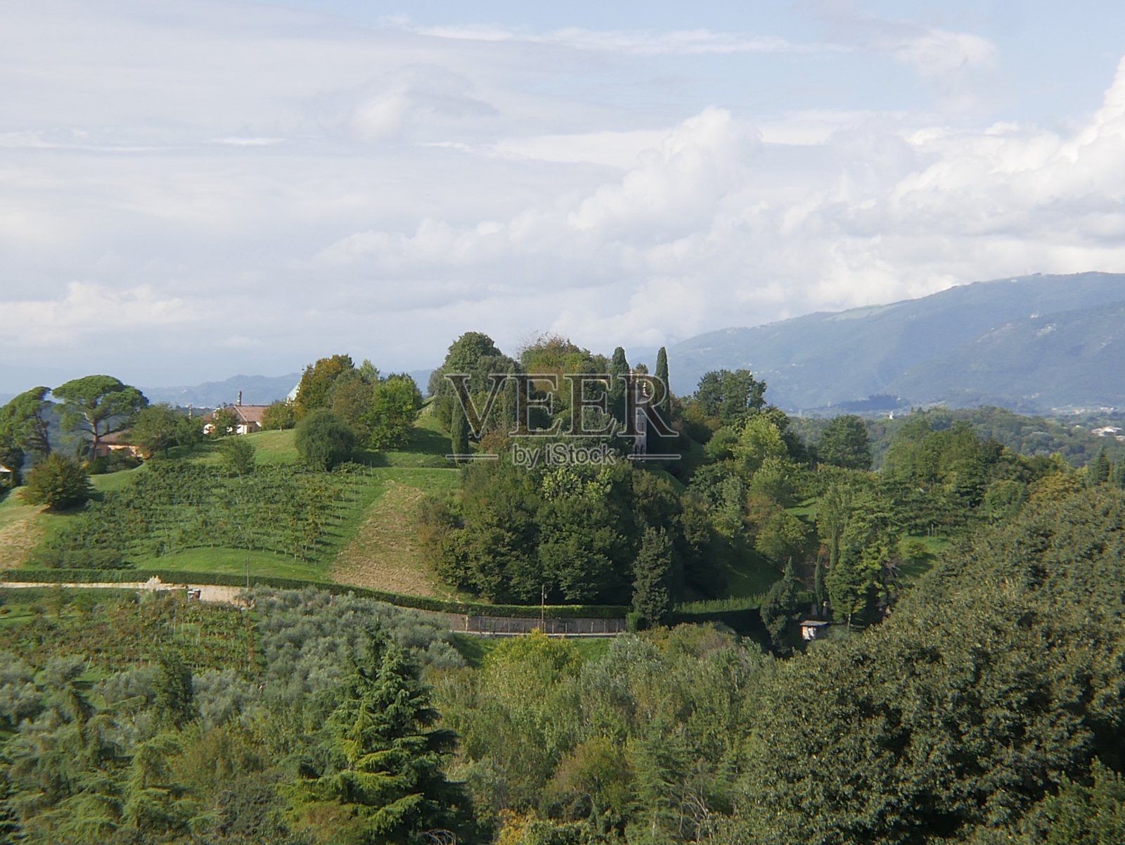 阿索洛山丘照片摄影图片
