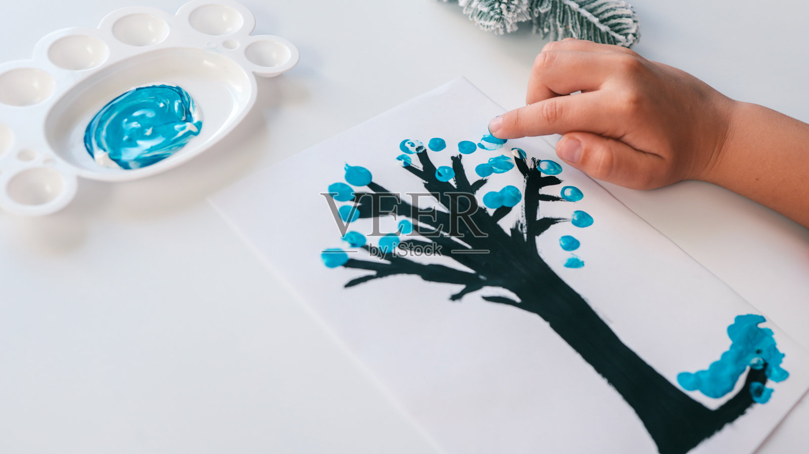 儿童圣诞创意点子照片摄影图片