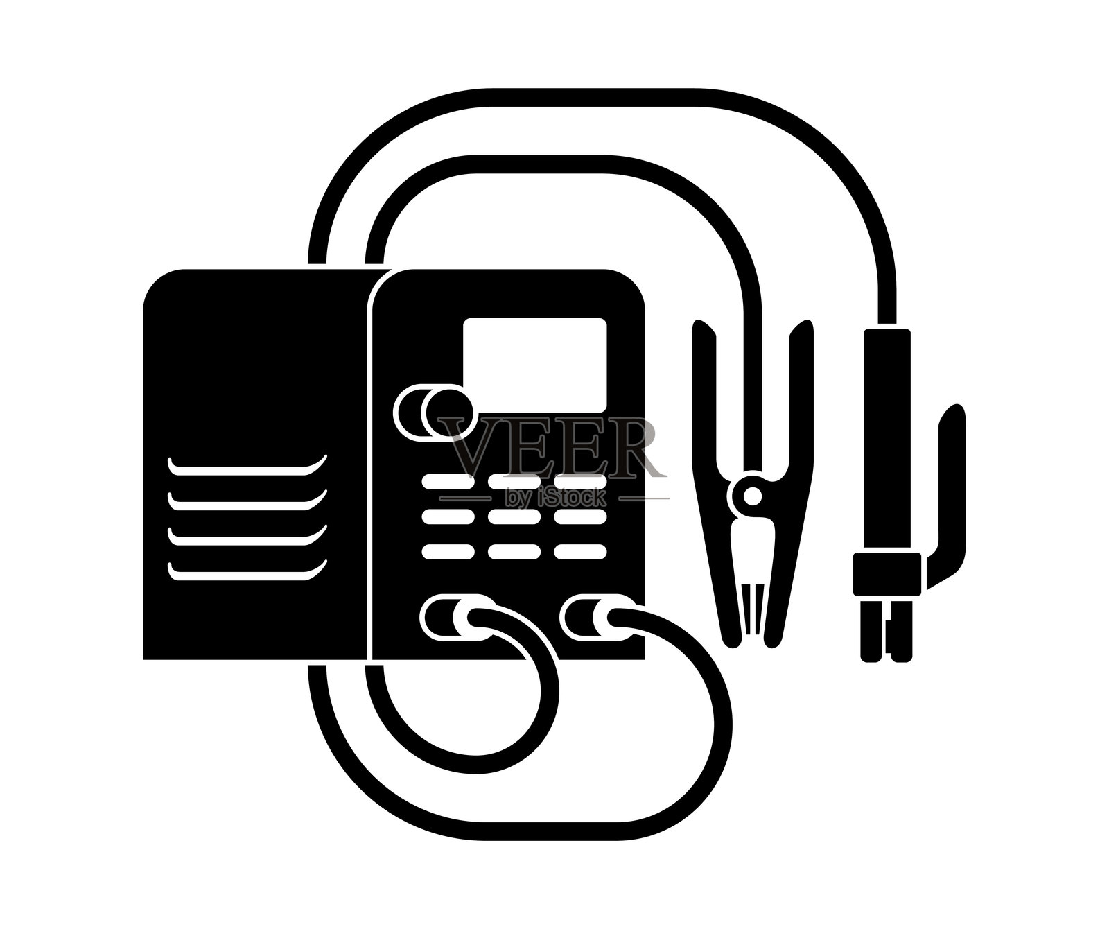 电弧焊逆变器 - 单色图标插画图片素材