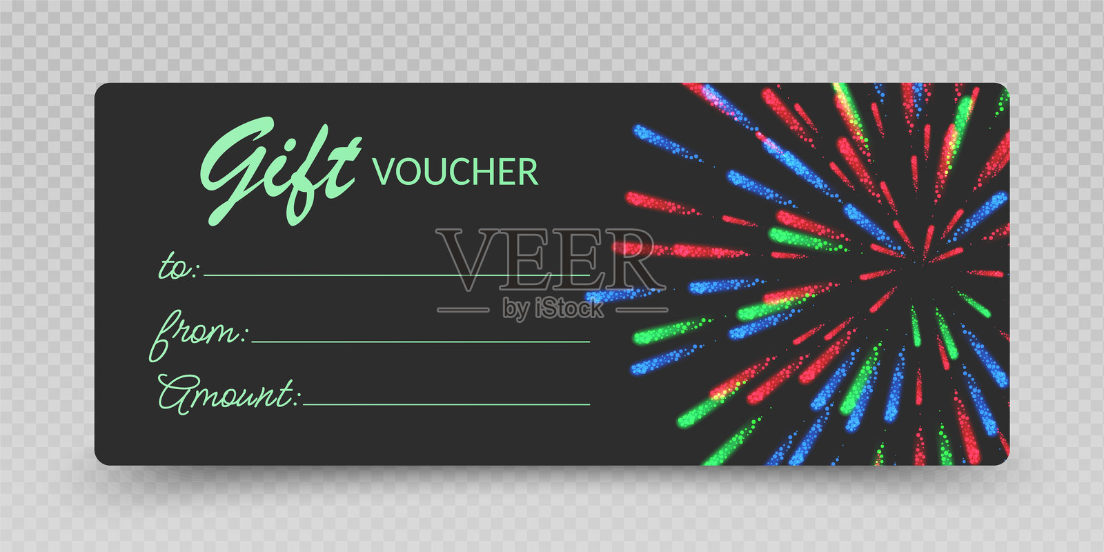 优雅的礼品证书和卡片，奢华礼品券插画图片素材