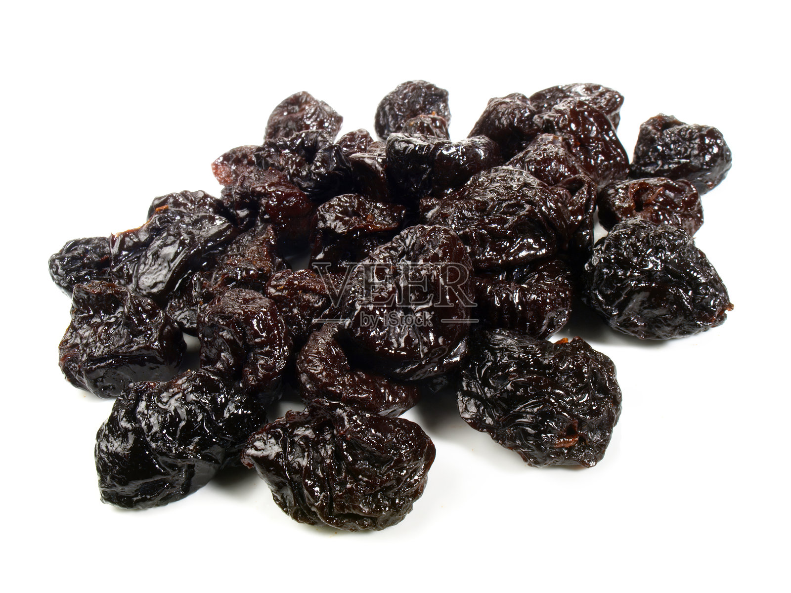 白底李子干照片摄影图片