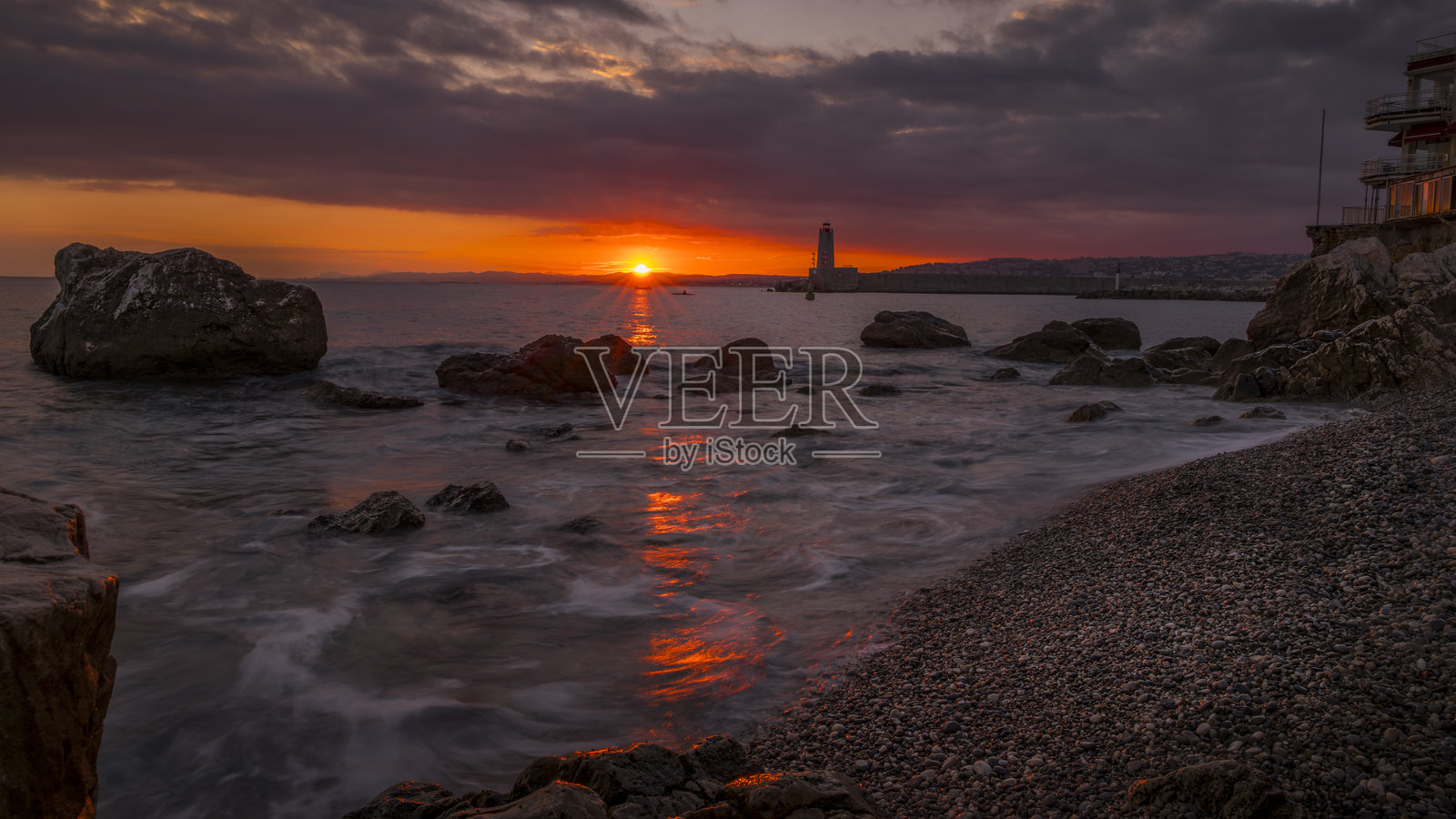 地中海海岸海景照片摄影图片