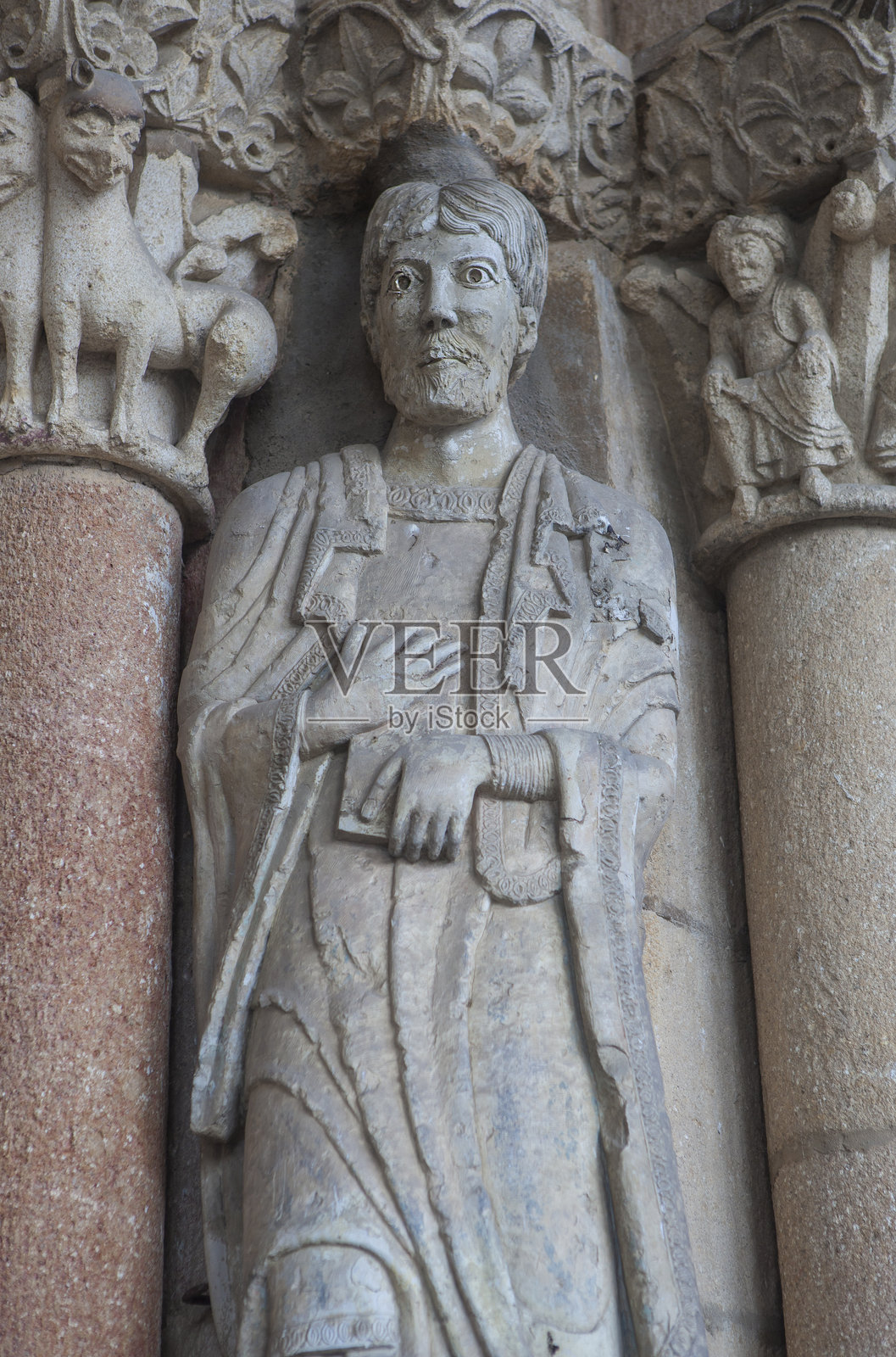 西班牙阿维拉圣文森特大教堂照片摄影图片