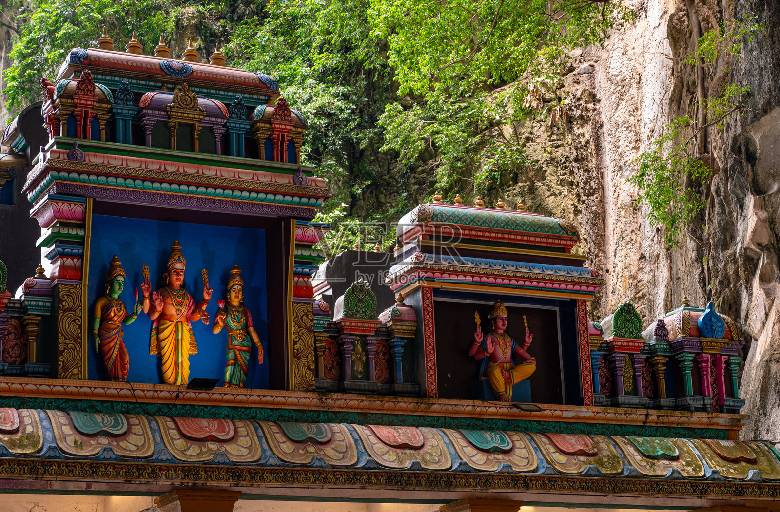 吉隆坡，黑风洞圣地，印度教寺庙照片摄影图片