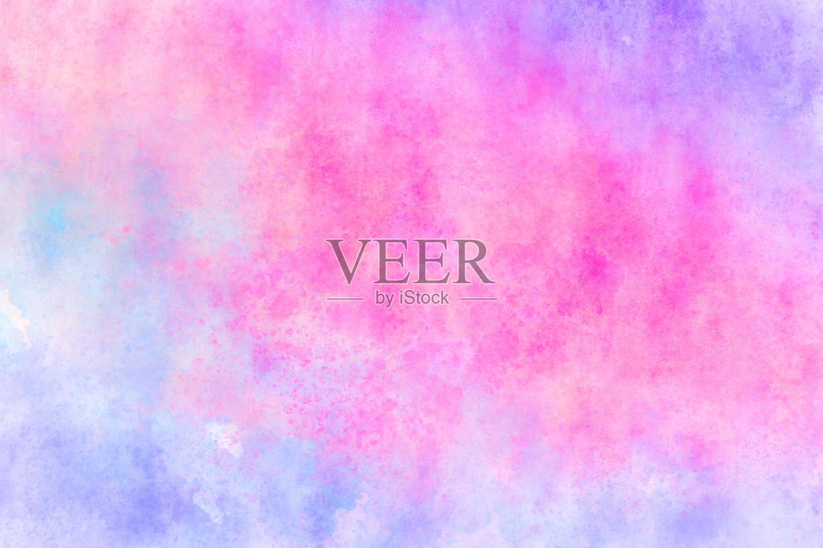 水彩背景，柔和的粉色、紫色和蓝色，适合创意和抽象艺术设计，可用作壁纸和演示。照片摄影图片