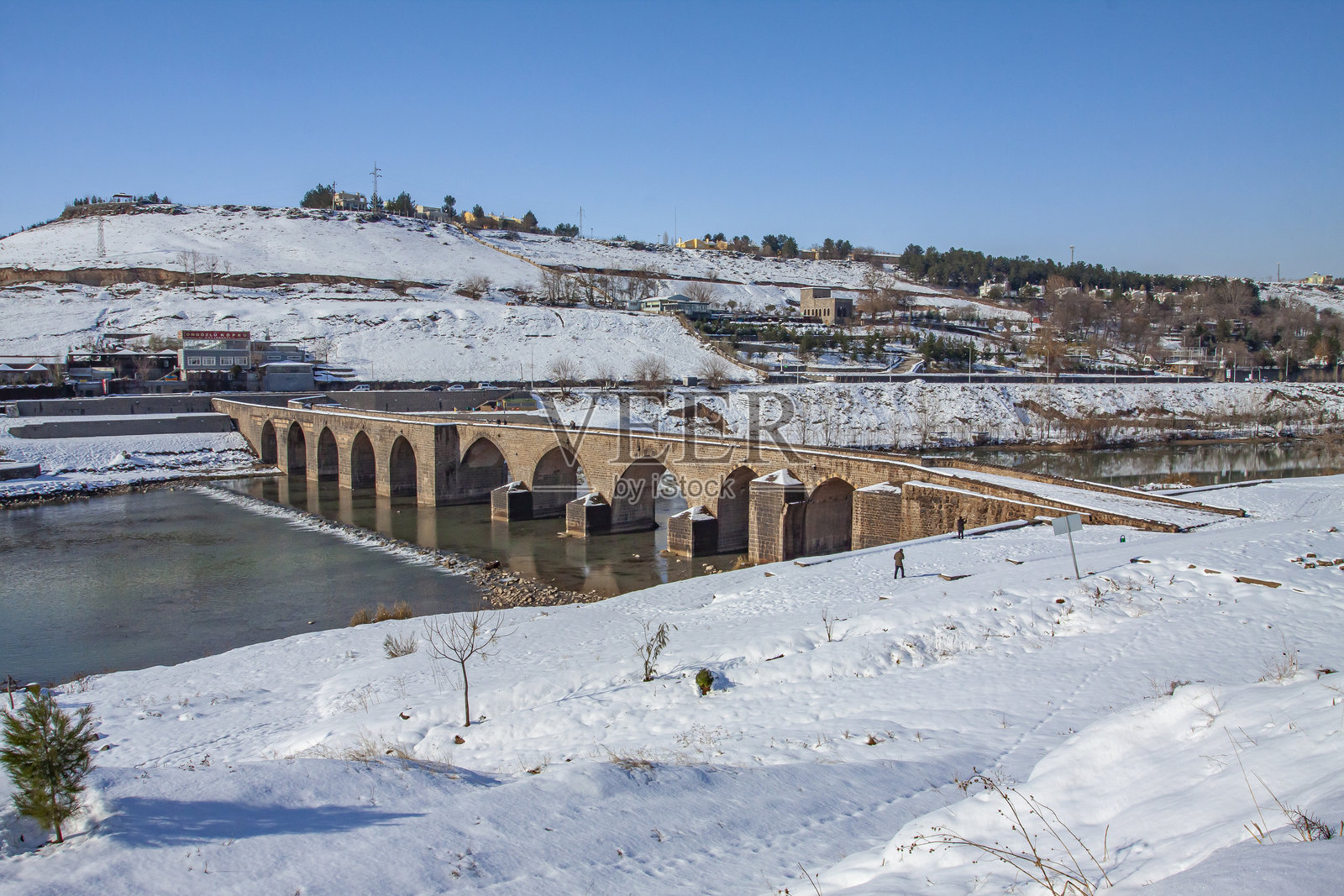 迪亚巴克尔十拱桥照片摄影图片