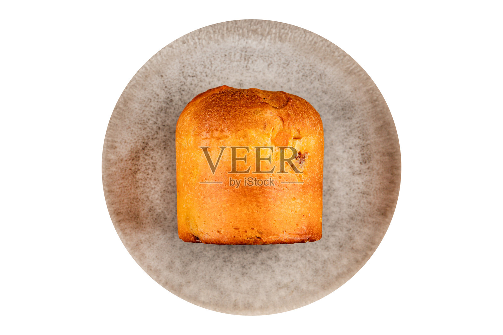 圣诞节传统甜点潘妮托尼小糕点，复活节蛋糕，美味小吃，新鲜美味的美味食物，乡村风格的桌面俯视背景，留有复制空间照片摄影图片