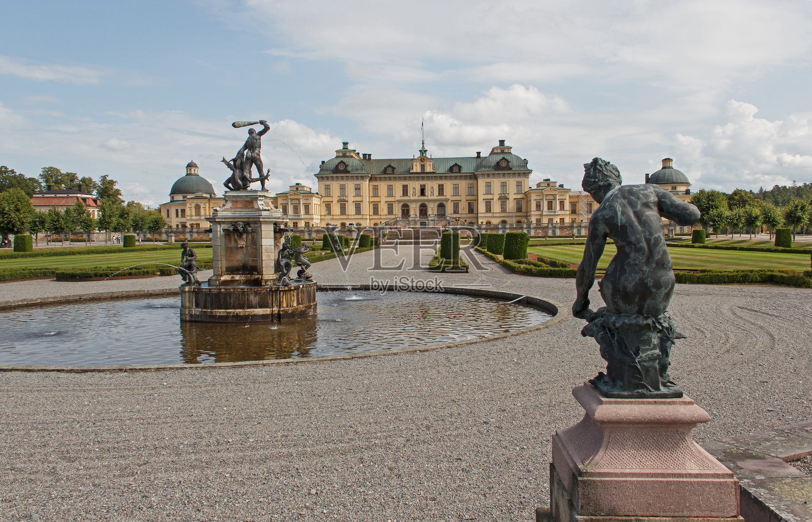 斯德哥尔摩德罗特宁霍尔姆宫,瑞典照片摄影图片