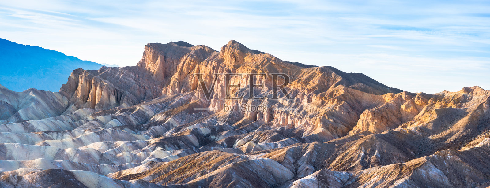加利福尼亚州死亡谷扎布里斯基角日出照片摄影图片