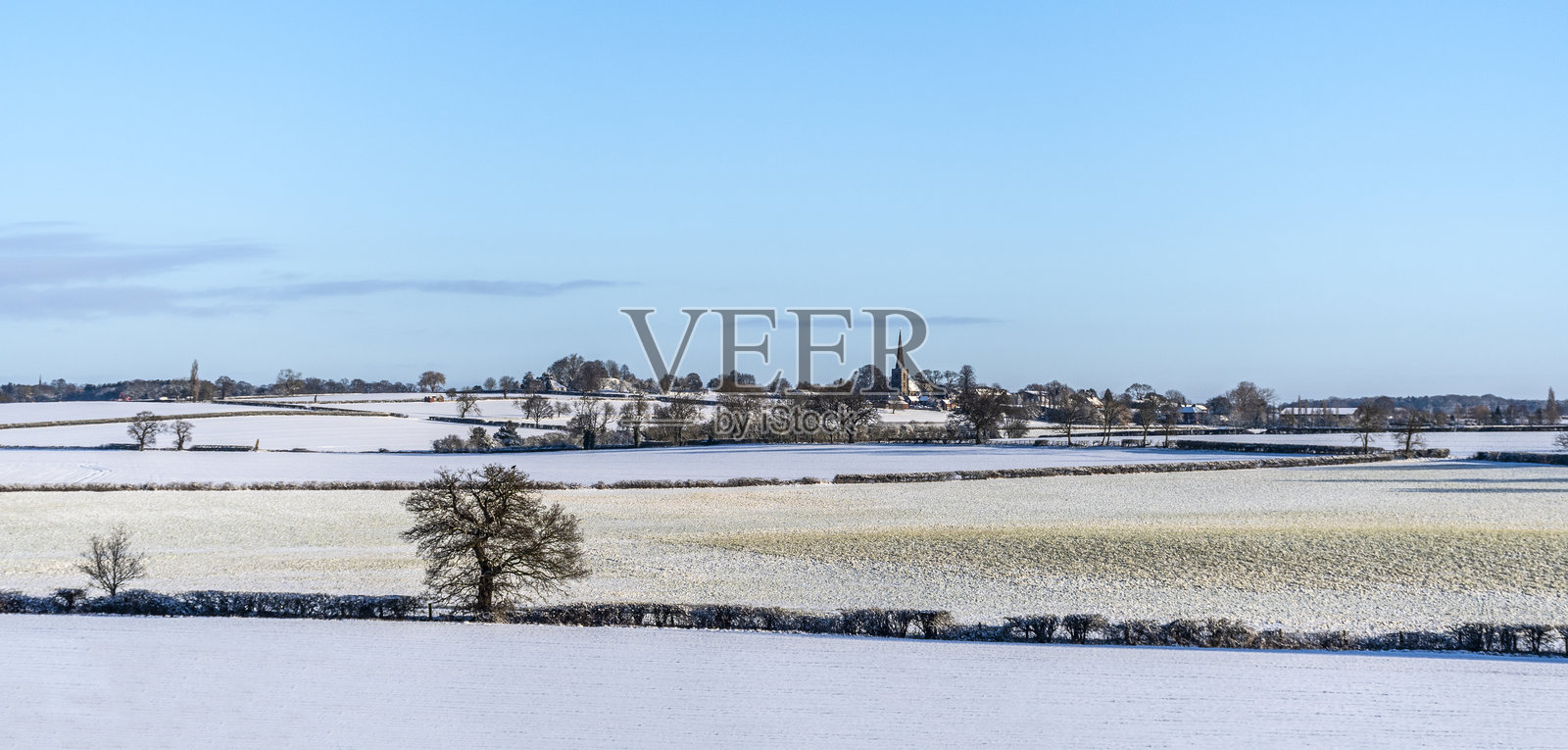 乡村冬景照片摄影图片