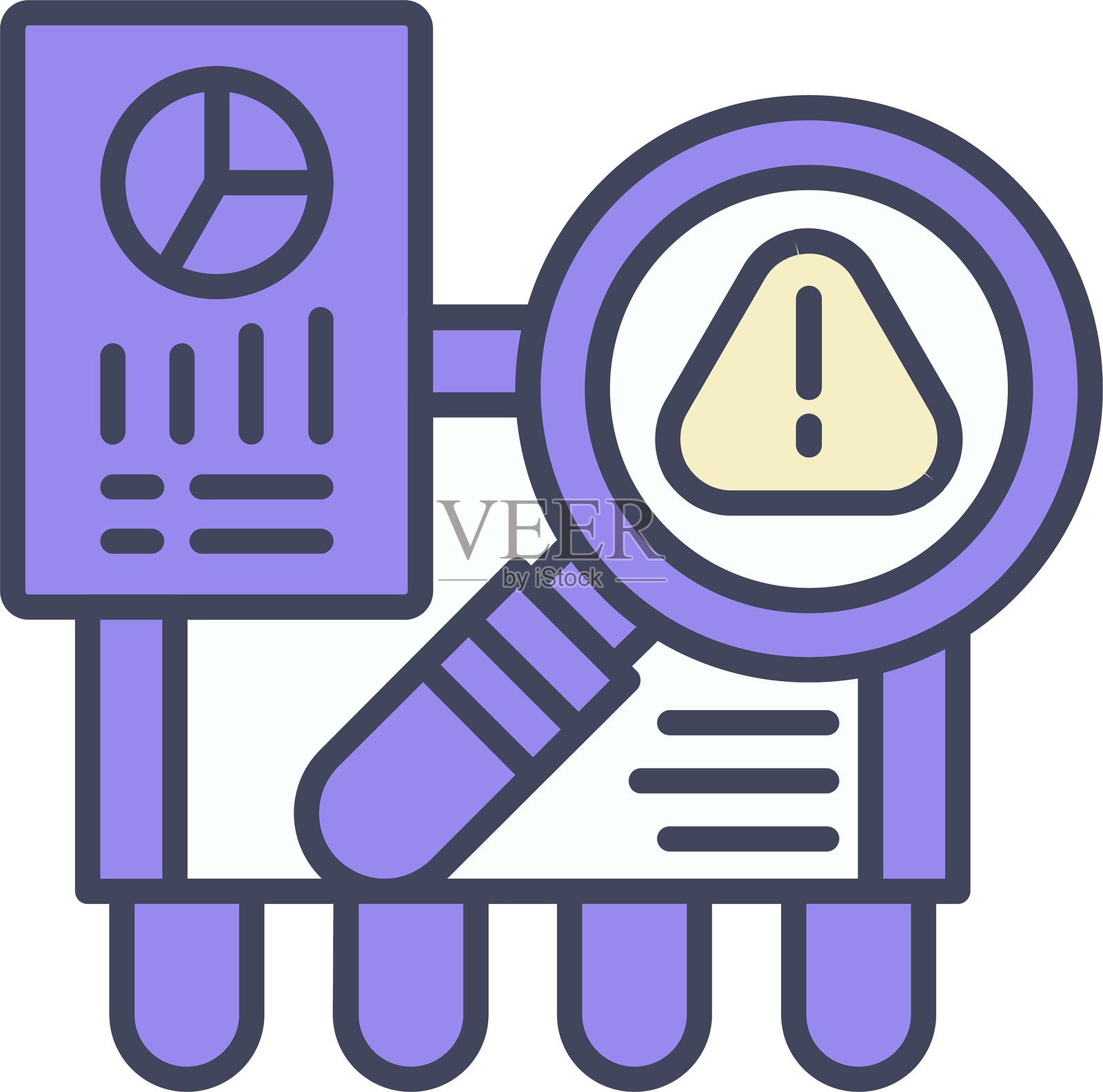 数据可视化图标矢量元素插画图片素材