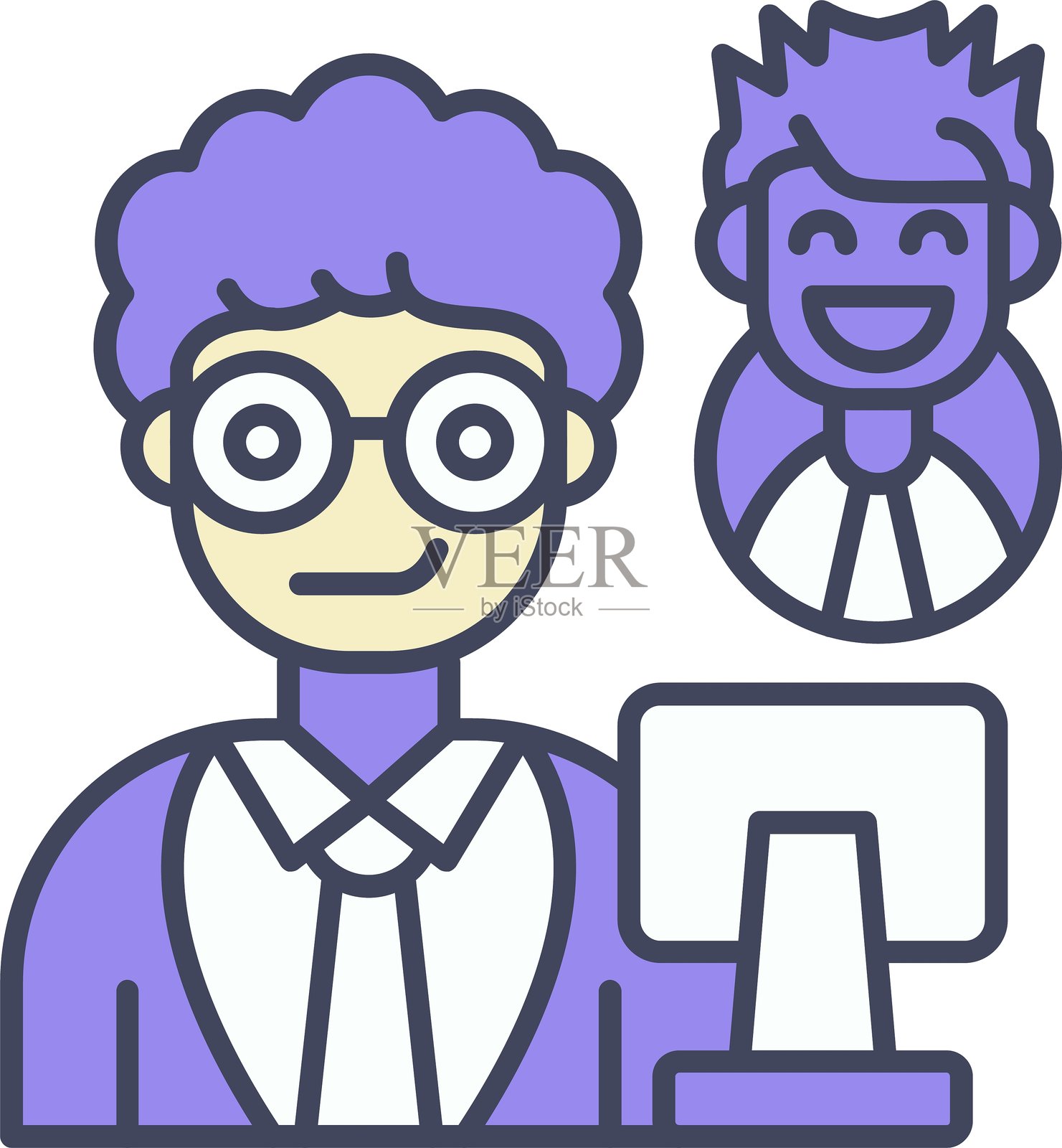 网络图标矢量元素插画图片素材