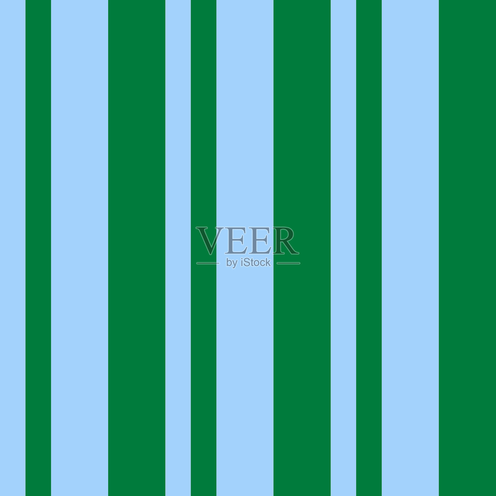 抽象的条纹无缝图案。绿色和蓝色垂直线条的矢量背景插画图片素材