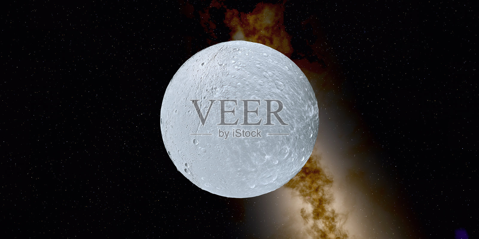 土卫二（狄俄涅）照片摄影图片