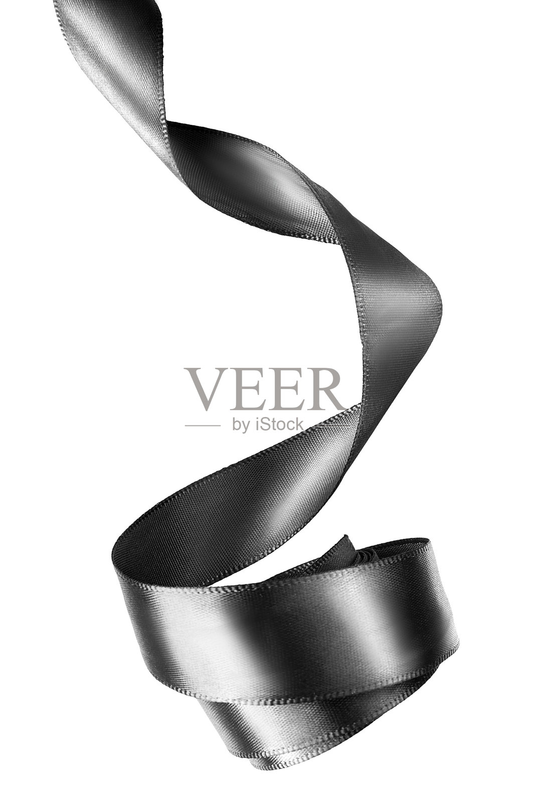 黑色丝带，孤立照片摄影图片