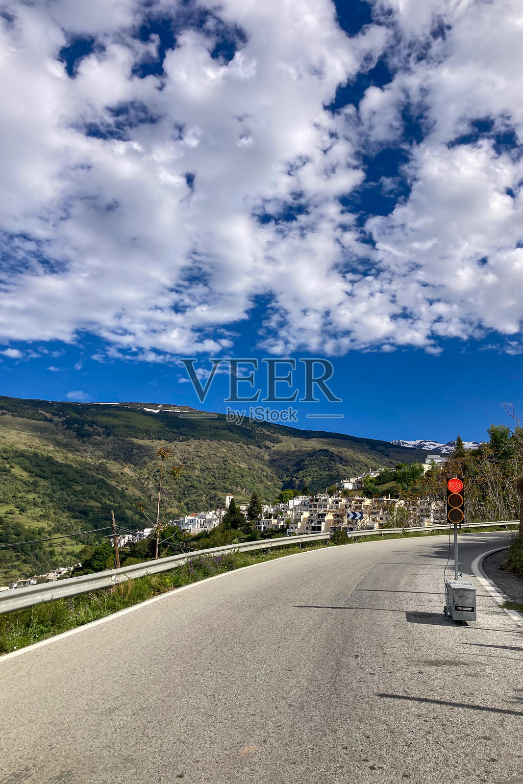 通往波蒂略山停车场的路照片摄影图片
