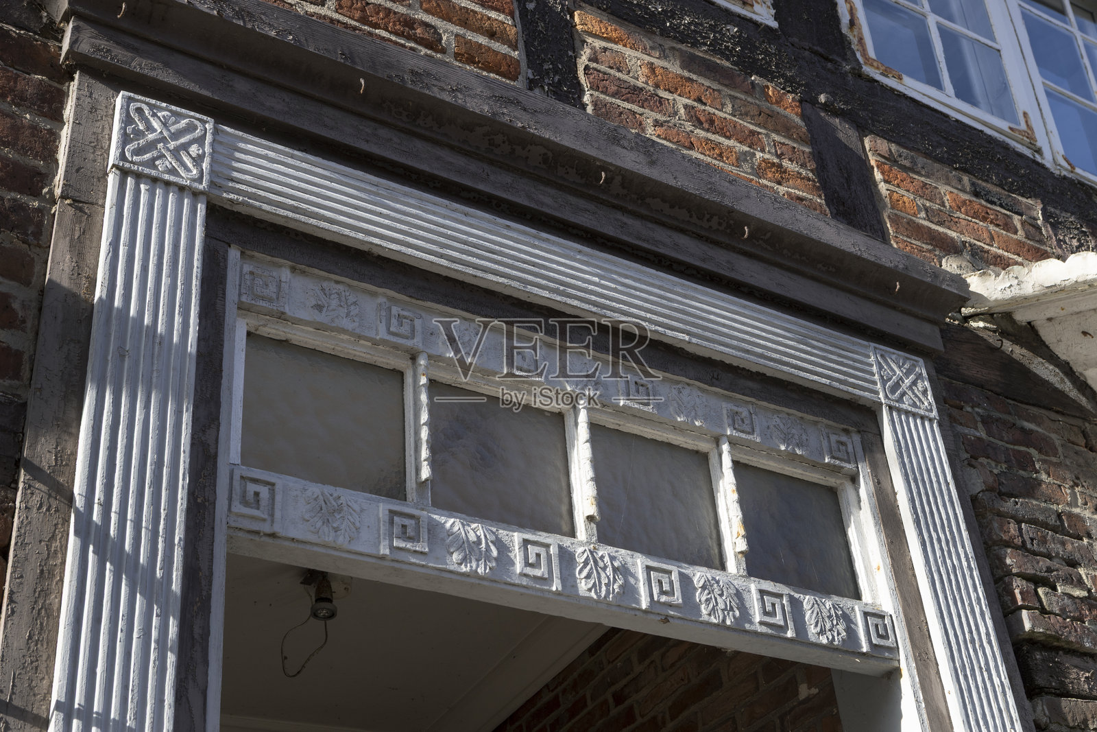 丹麦通德的古老建筑和街道照片摄影图片