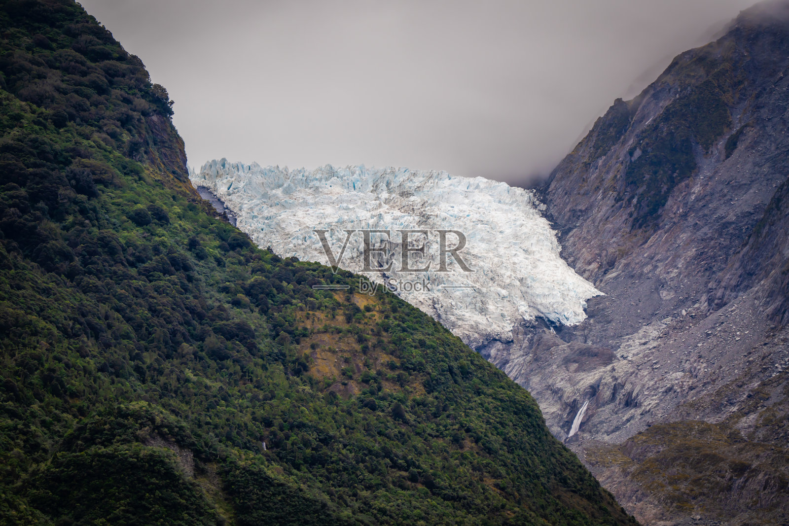 新西兰弗朗兹·约瑟夫冰川照片摄影图片