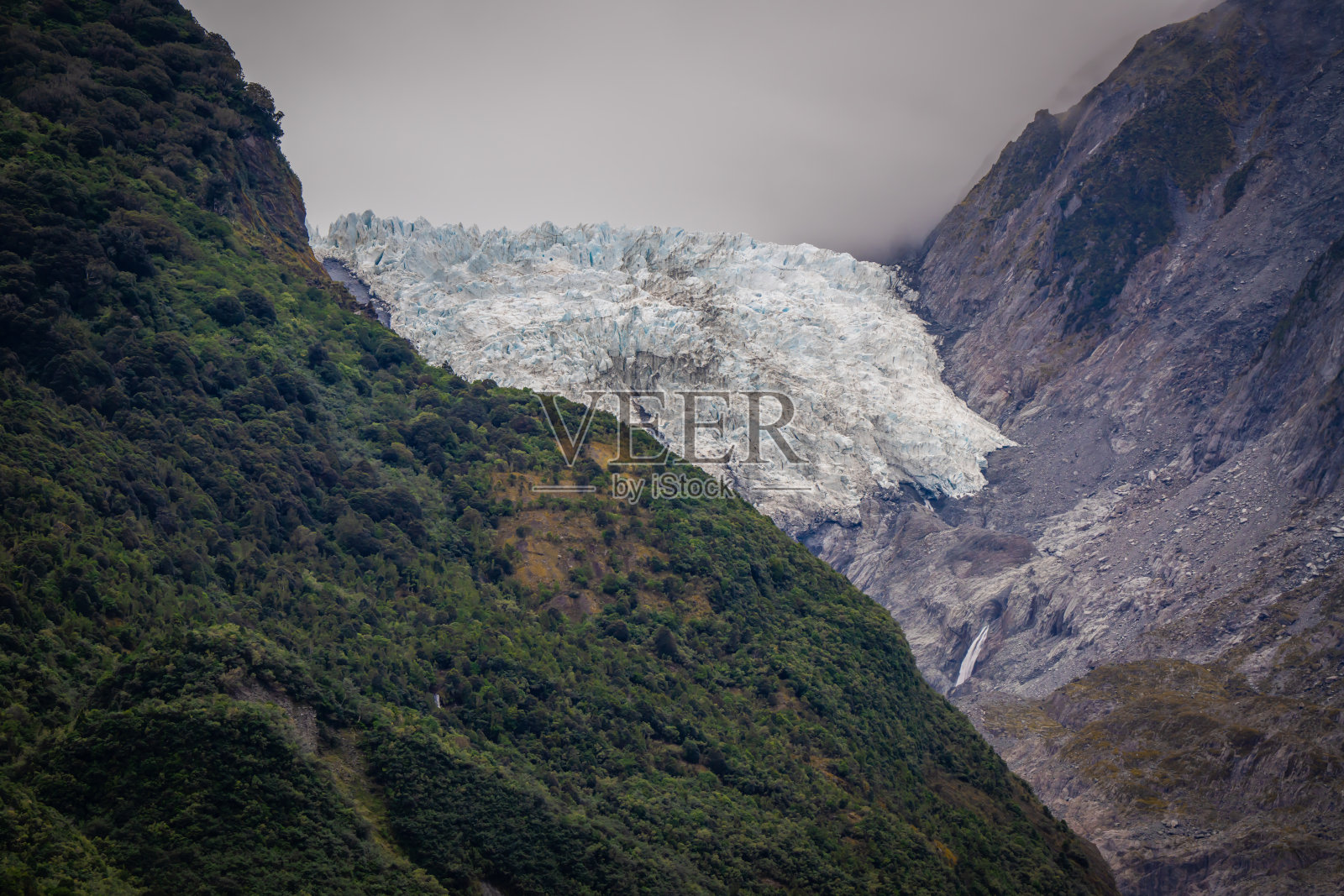 新西兰弗朗兹·约瑟夫冰川照片摄影图片