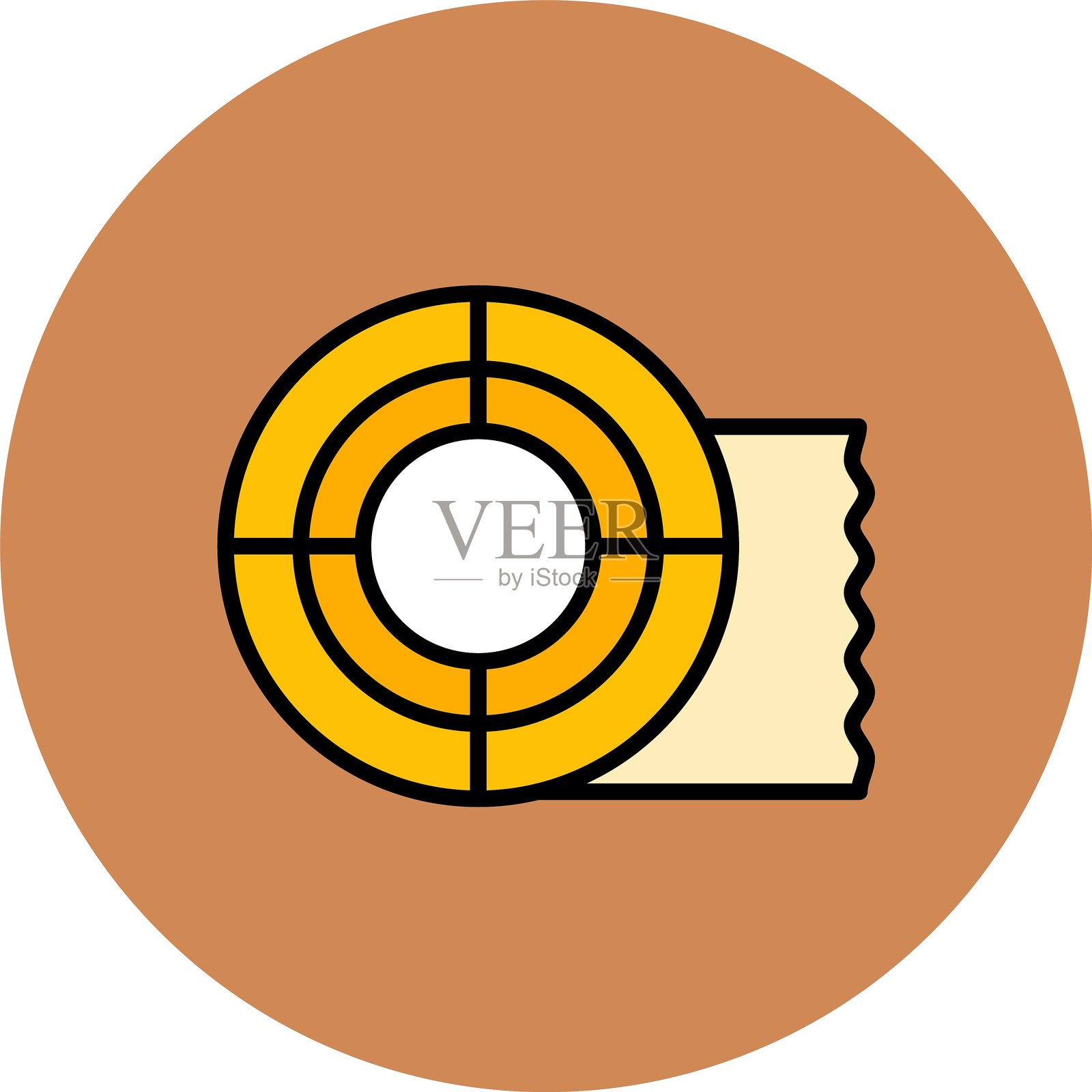 磁带新图标设计创意插画图片素材