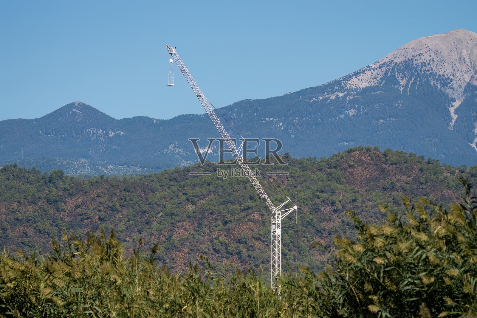 大型建筑起重机照片摄影图片