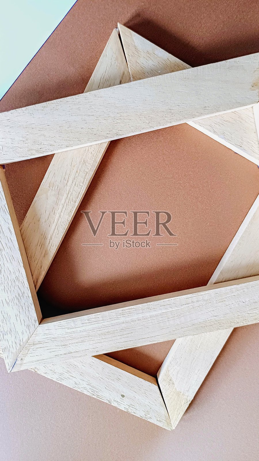 木制相框。木工，木材，板条照片摄影图片