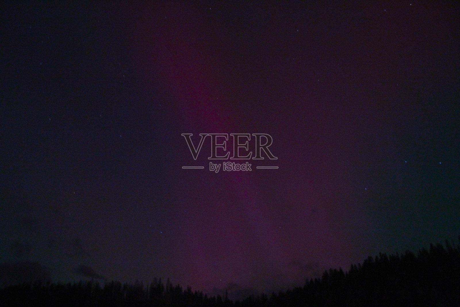 紫色的灯光在夜空中闪耀照片摄影图片