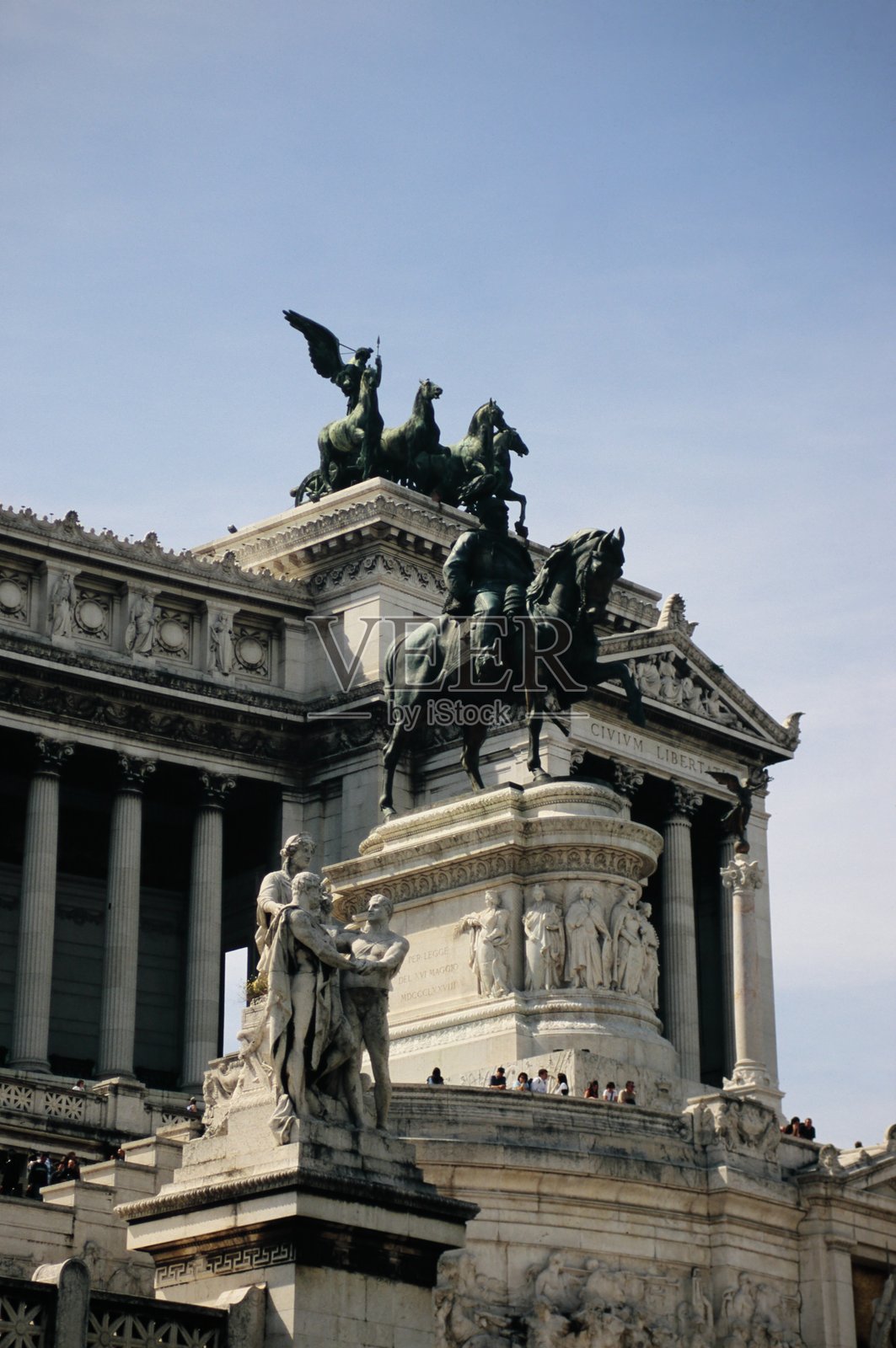 意大利罗马的维托里奥·埃马努埃莱二世国家纪念堂照片摄影图片