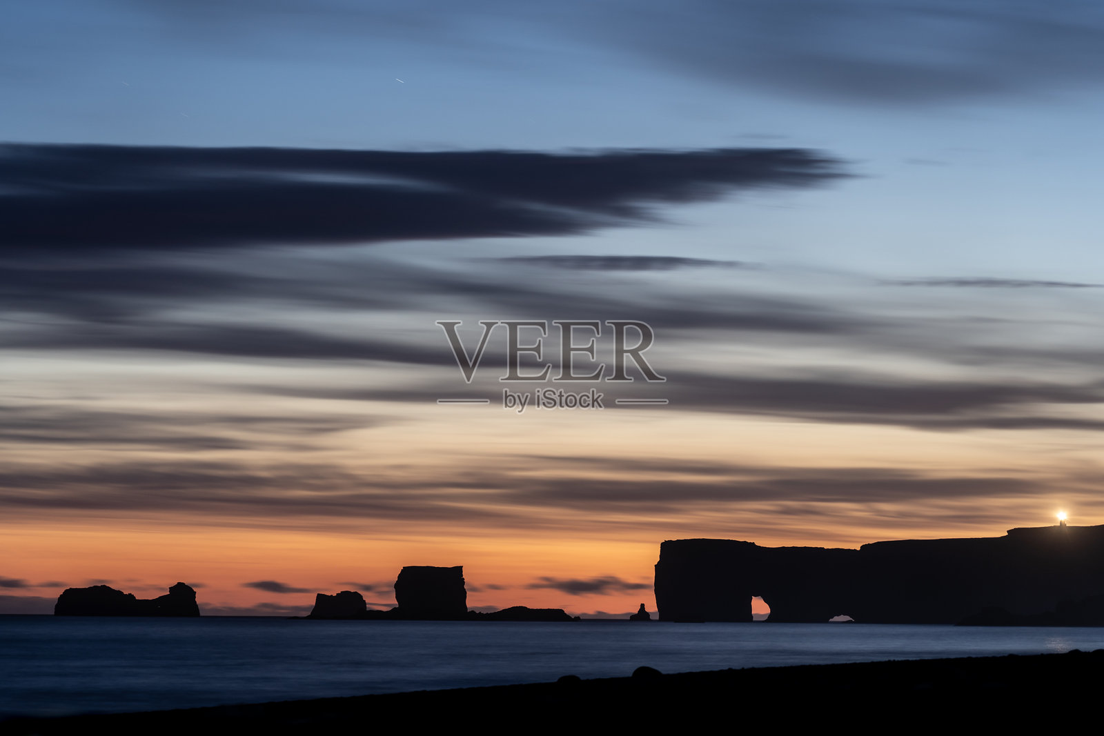 冰岛迪霍拉埃照片摄影图片