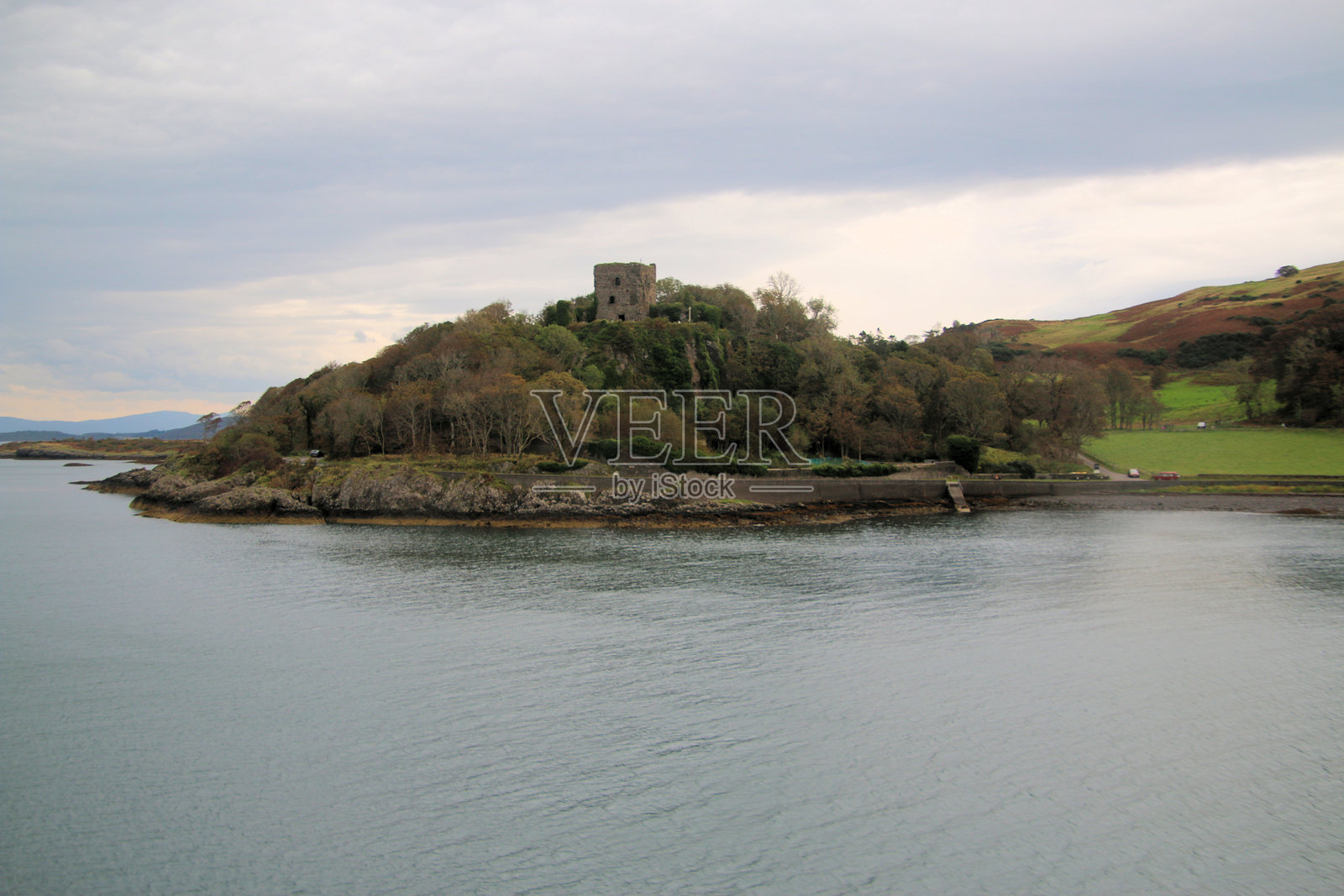 苏格兰奥本海岸线景观照片摄影图片