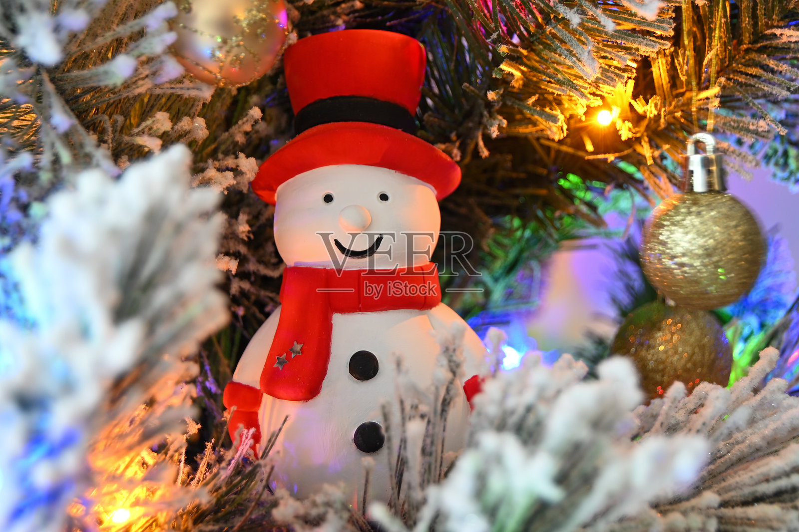 雪人照片摄影图片