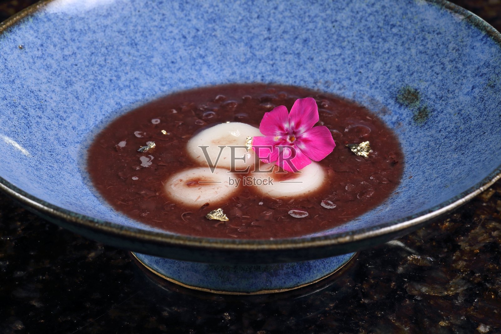 日式红豆甜汤照片摄影图片