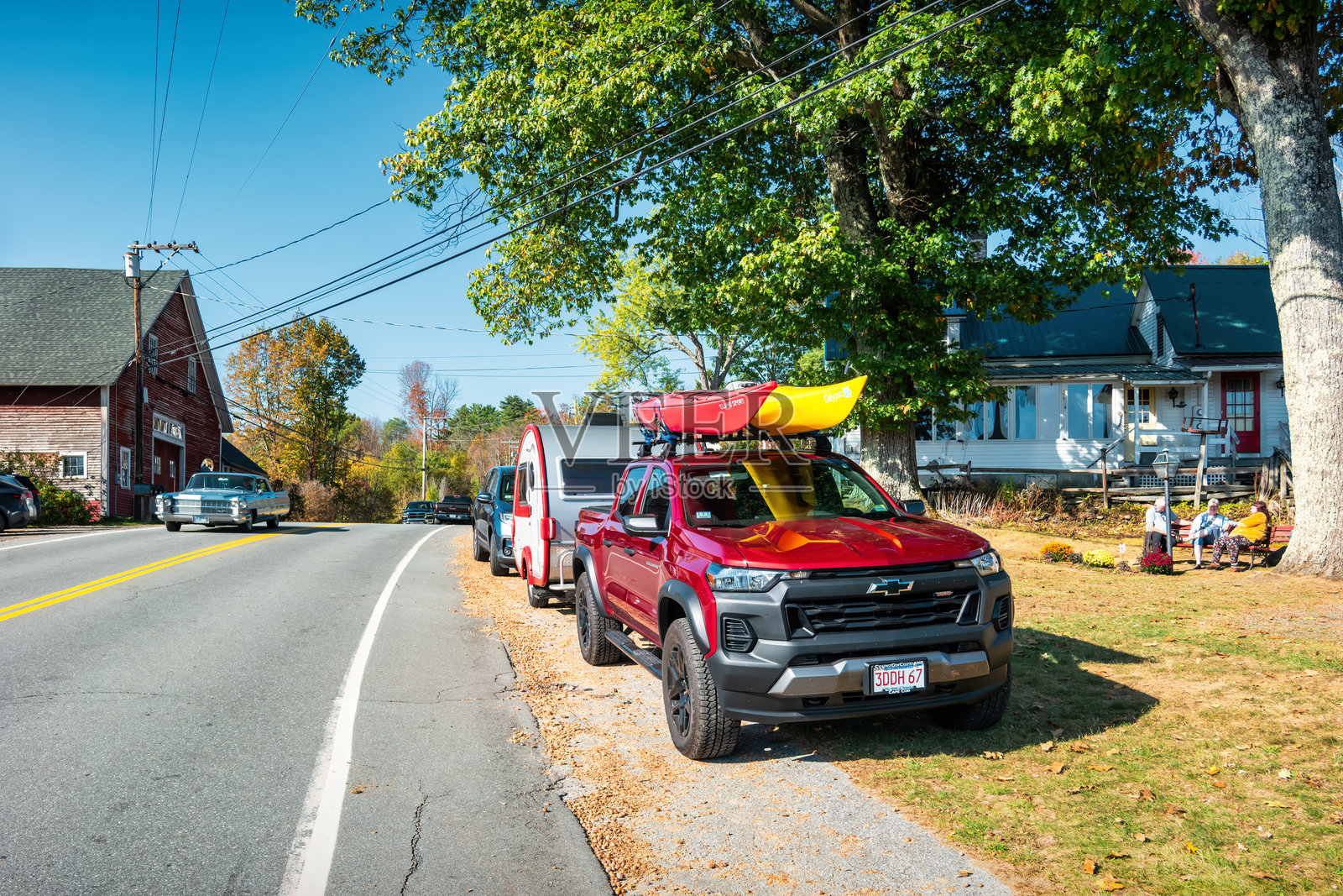 新罕布什尔州美国公路旅行探险照片摄影图片