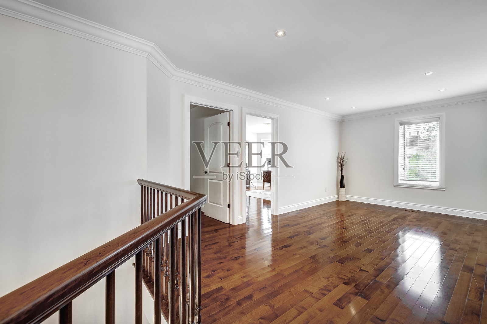 现代石材外墙住宅，拥有完善的室内设计和景观庭院照片摄影图片